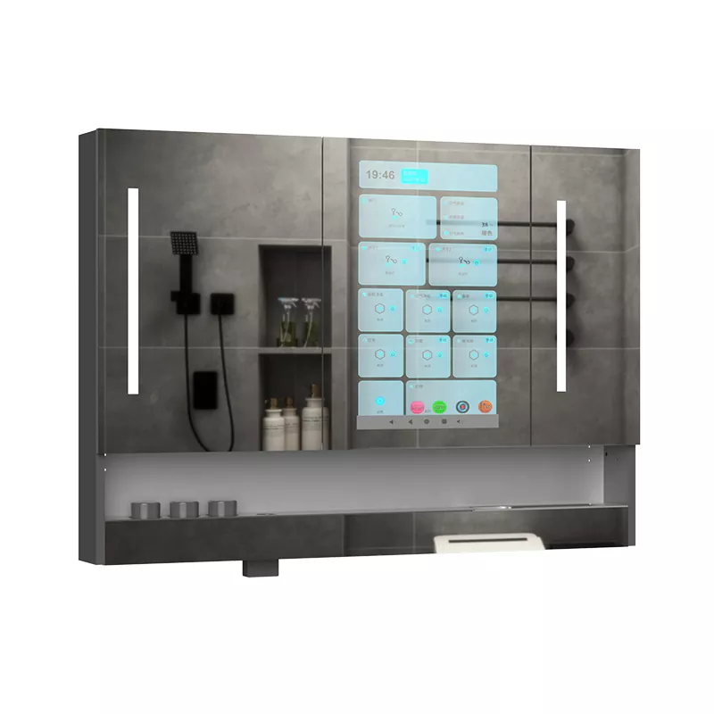 Mobile a specchio da bagno intelligente di grafene